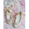 Sweet LolitaバレエシューズBow Strappy Tie Lolita Pumps