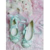 Sweet LolitaバレエシューズBow Strappy Tie Lolita Pumps