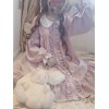 スウィートロリータOPドレススターレースフリルフリルピンクロリータワンピースドレス
