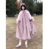 甘ロリワンピース　ピンク　スウィート　ロリータ　OPドレス　フリル　ジッパー　ロリータワンピースドレス　サッシュ