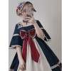 甘いロリータワンピースドレス弓は、ロリータワンピースをひもで締めます
