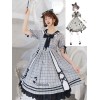 甘いロリータOPドレスインク漏れペン学校制服弓ロリータワンピースドレス