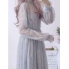 甘いロリータOPドレス　2020　金メッキ　チュールロリータワンピースドレス　プリーツ　アイドル衣装