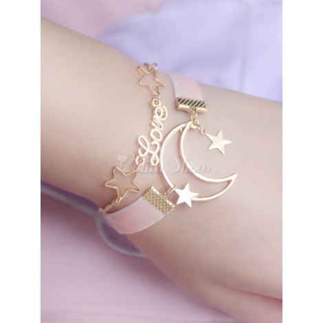 ロリィタ手飾り　ピンク　クラシック＆トラディション　アクセサリー　お茶会　ベロア　ベロア　金属飾り