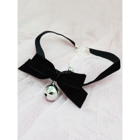 ロリィタネックレス　スウィート　ベロア　お茶会　アクセサリー