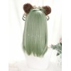 46cm-65cmロリータウィッグ耐熱繊維アボカドグリーンロリータアクセサリー