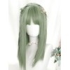 46cm-65cmロリータウィッグ耐熱繊維アボカドグリーンロリータアクセサリー