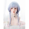 スウィートロリータウィッグ原宿ユニコーンベビーブルーブラントバングロリータヘアウィッグ