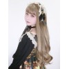 ロリータかつら　ウィッグ　カーキ　耐熱ファイバー　お茶会　原宿系