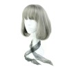 ロリータかつら　ウィッグ　グレイ　耐熱ファイバー　お茶会