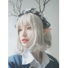 ロリータかつら　ウィッグ　カーキ　化学繊維　お茶会　原宿系