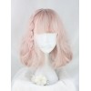 ロリータかつら　ウィッグ　ピンク　化学繊維　お茶会　新作　原宿系