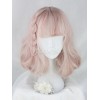 ロリータかつら　ウィッグ　ピンク　化学繊維　お茶会　新作　原宿系