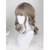ロリータかつら　ウィッグ　亜麻色　化学繊維　お茶会　原宿系