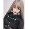 ロリータかつら　亜麻色　耐熱ファイバー　ストリートウェア　スウィート