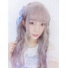 ロリータかつら　ライラック　耐熱ファイバー　ストリートウェア　スウィート