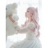ロリータかつら　ライトピンク　耐熱ファイバー　ストリートウェア　スウィート