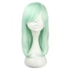エレガントなミント グリーンの長いレーヨン ファッション ロリータかつら