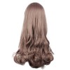 ロリータかつら，コスプレウィッグ　ロングウィッグ　モグラ色　レーヨン