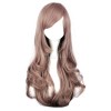 ロリータかつら，コスプレウィッグ　ロングウィッグ　モグラ色　レーヨン