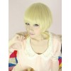 ロリータロングウィッグハイライトライトグレーブラントバングロリータヘアウィッグ