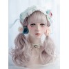 ロココロリータウィッグフルボリュームカールタスルドアプリコットロングロリータウィッグ