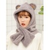 スウィートロリータハットベアーイヤーふわふわロリータスカーフ