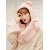 スウィートロリータハットベアーイヤーふわふわロリータスカーフ