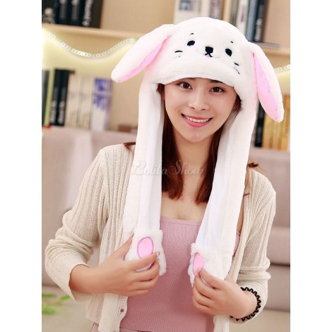 甘いロリータハット漫画バニー耳あふれるロリータバルーンハット