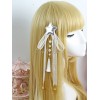 ロリィタヘアアクセサリー　スウィート　ストリートウェア　星柄　シルク