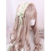 スウィートロリータヘッドドレスボウレースフリルロリータヘアアクセサリー