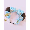 スウィートロリータヘアバンドベアーイヤホンパールロリータヘアアクセサリー