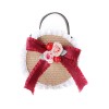 甘いロリータハンドバッグ弓花弓フリルわらバッグロリータアクセサリー