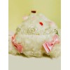 スウィートロリータハンドバッグ刺繍ボウぬいぐるみホワイトロリータバックパック