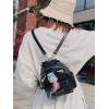 スウィートロリータバッグホワイトPUレザーバックパックロリータアクセサリー