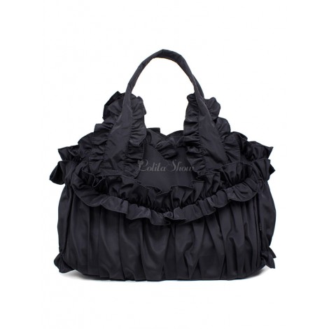 クラシックロリータハンドバッグフリルロリータバッグ
