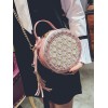 ピンクロリータバッグレースパッチワークタッセルPUロリータチェーンバッグ