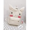 甘いロリータバッグかわいいバニーキャンバスのバックパック