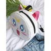 スウィートロリータバックパック猫プリントキャンバスロリータバッグ