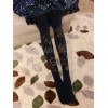 ベルベットロリータストッキング時計旅行ホットスタンプ600D Winter Lolita Pantyhose