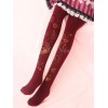 ベルベットロリータストッキング時計旅行ホットスタンプ600D Winter Lolita Pantyhose