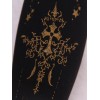 ブルゴーニュロリータパンティーストッキングAngel Cross Gildingベルベットロリータストッキング
