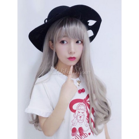 ロリータかつら　アクセサリー　原宿系　亜麻色　耐熱ファイバー　ウィッグ