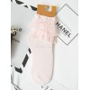 ロリィタ靴下　アクセサリー　フリル　レース　無地　クラシック＆トラディション