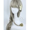 ロリータかつら　アクセサリー　原宿系　亜麻色　耐熱ファイバー　ウィッグ