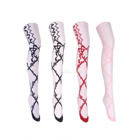 ゴシックロリータストッキングパンストスパイクローズパターン