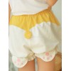 スウィートロリータブルマーズアニマルプリントイエローロリータショーツ