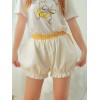 スウィートロリータブルマーズアニマルプリントイエローロリータショーツ
