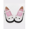 甘いロリータ シューズ白キティかわいいメアリー ジェーン ロリータ Paltform シューズ