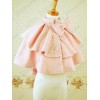 ロリータケープ　ロリィタマント　ポンチョ　スウィート　ピンク　甘ロリ　お茶会